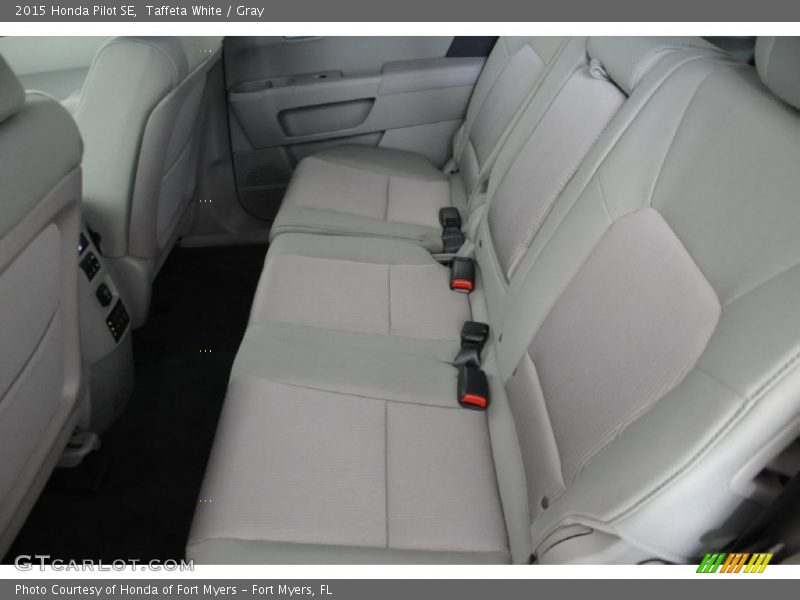 Taffeta White / Gray 2015 Honda Pilot SE