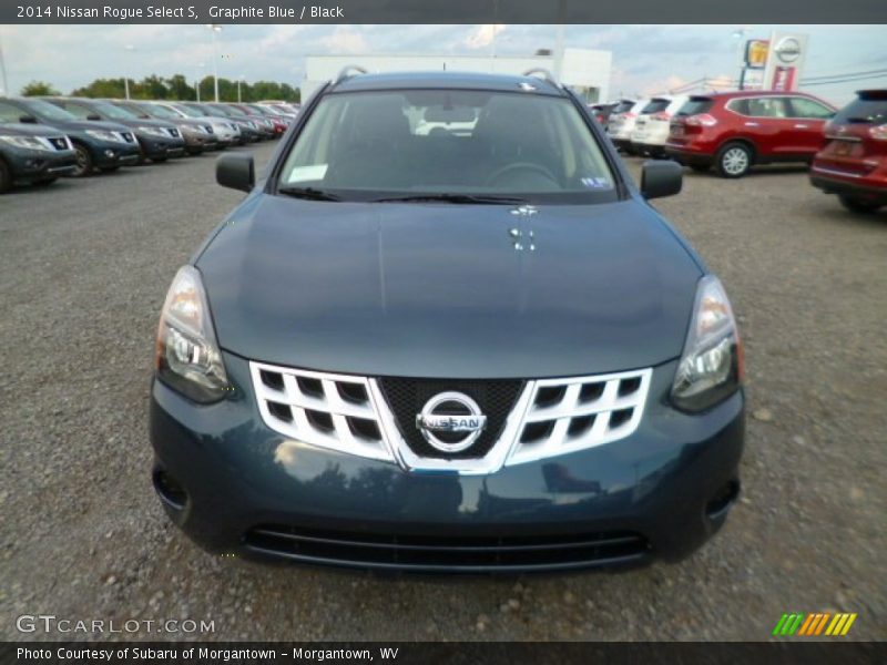 Graphite Blue / Black 2014 Nissan Rogue Select S
