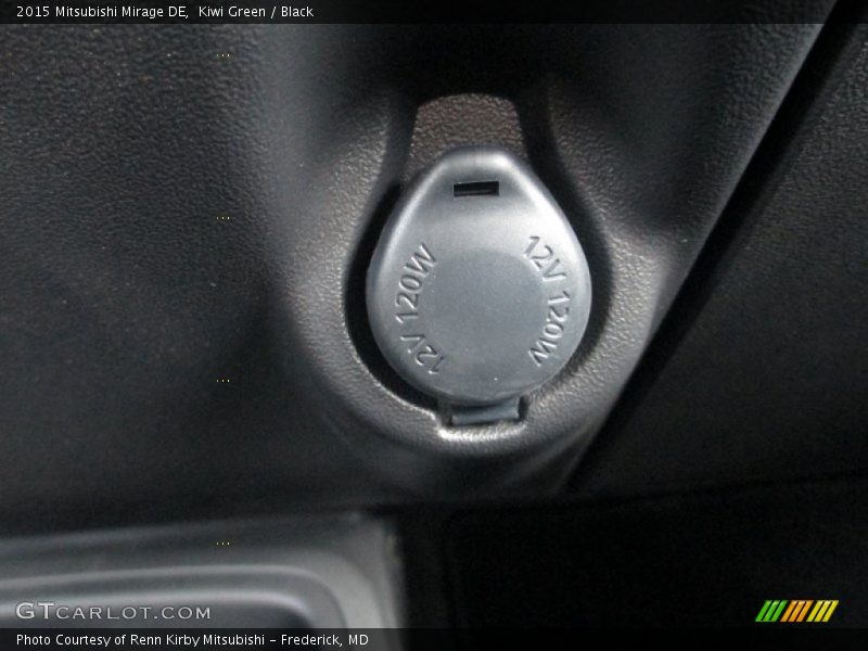 Kiwi Green / Black 2015 Mitsubishi Mirage DE