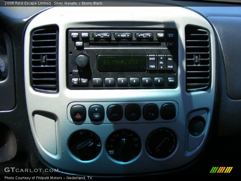 Silver Metallic / Ebony Black 2006 Ford Escape Limited