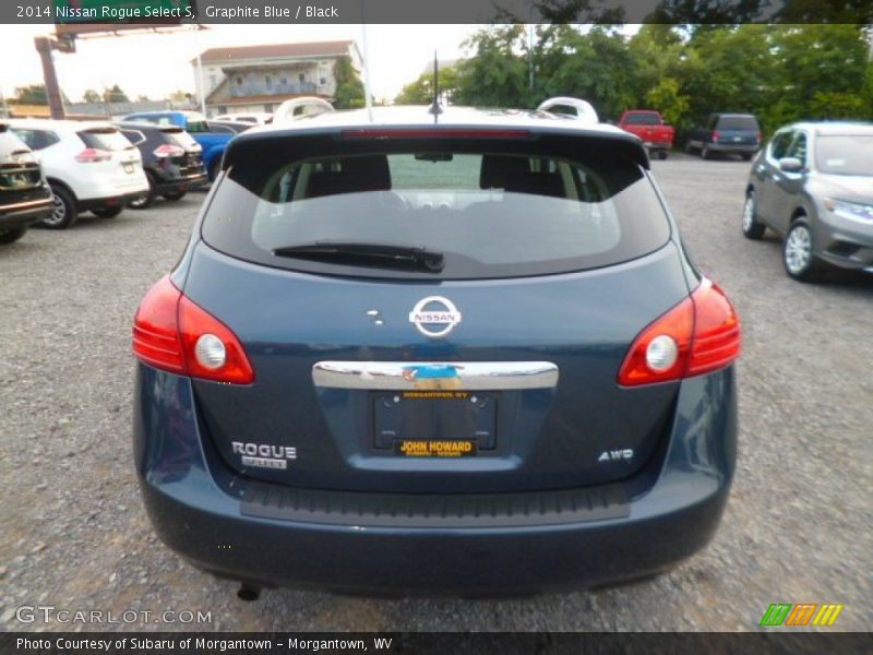 Graphite Blue / Black 2014 Nissan Rogue Select S