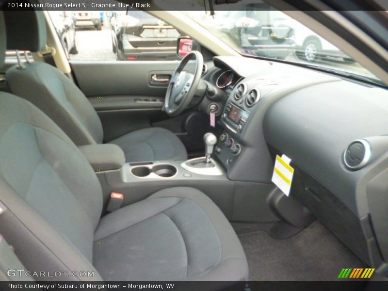 Graphite Blue / Black 2014 Nissan Rogue Select S