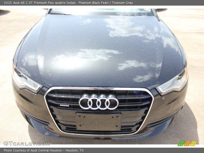 Phantom Black Pearl / Titanium Gray 2015 Audi A6 2.0T Premium Plus quattro Sedan
