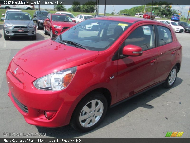 Infrared / Black 2015 Mitsubishi Mirage ES