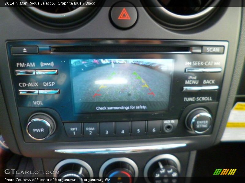 Graphite Blue / Black 2014 Nissan Rogue Select S