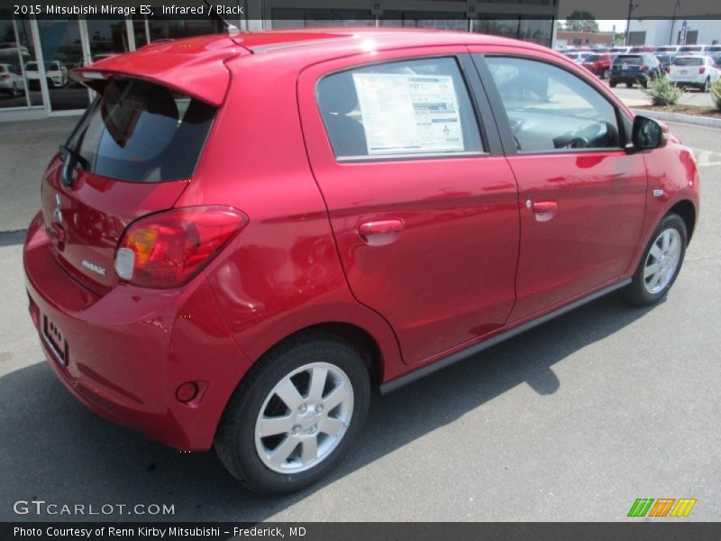 Infrared / Black 2015 Mitsubishi Mirage ES