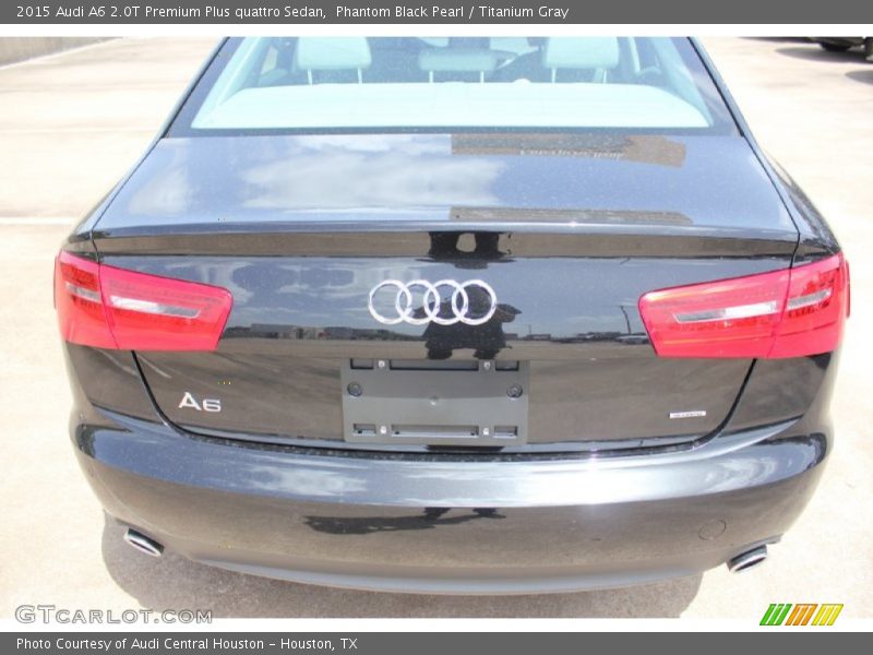 Phantom Black Pearl / Titanium Gray 2015 Audi A6 2.0T Premium Plus quattro Sedan