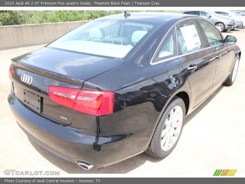 Phantom Black Pearl / Titanium Gray 2015 Audi A6 2.0T Premium Plus quattro Sedan