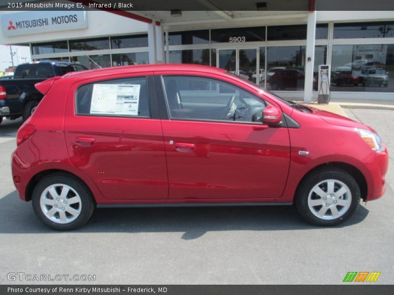 Infrared / Black 2015 Mitsubishi Mirage ES