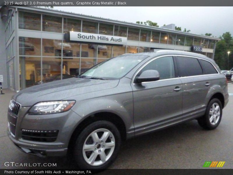 Graphite Gray Metallic / Black 2015 Audi Q7 3.0 Premium Plus quattro