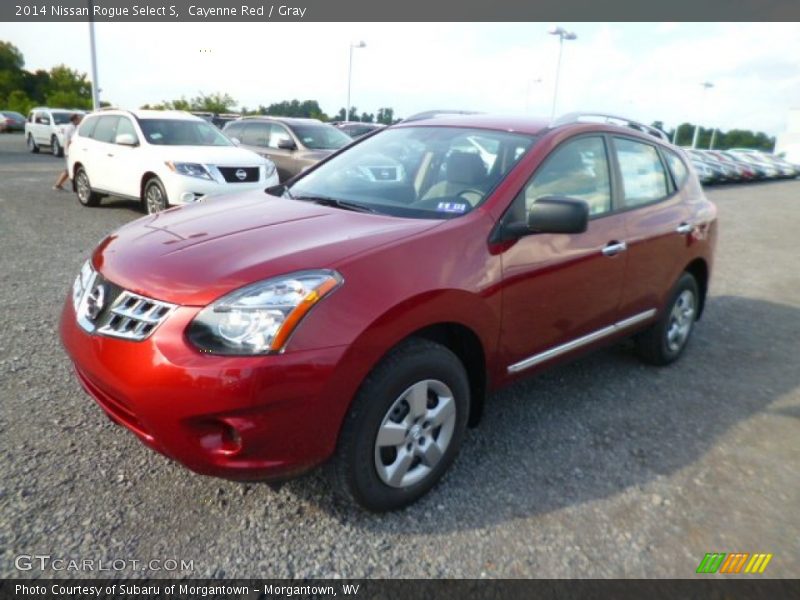 Cayenne Red / Gray 2014 Nissan Rogue Select S