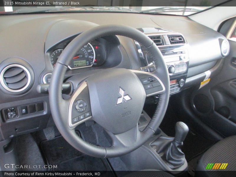 Infrared / Black 2015 Mitsubishi Mirage ES