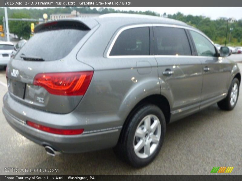 Graphite Gray Metallic / Black 2015 Audi Q7 3.0 Premium Plus quattro
