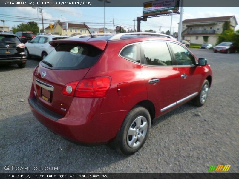 Cayenne Red / Gray 2014 Nissan Rogue Select S