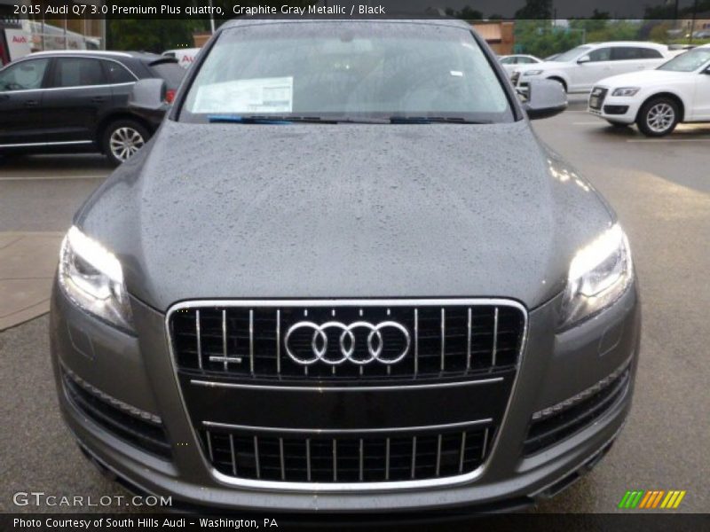 Graphite Gray Metallic / Black 2015 Audi Q7 3.0 Premium Plus quattro
