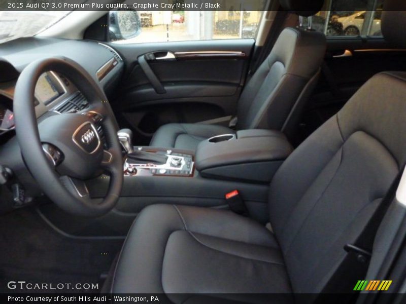 Graphite Gray Metallic / Black 2015 Audi Q7 3.0 Premium Plus quattro