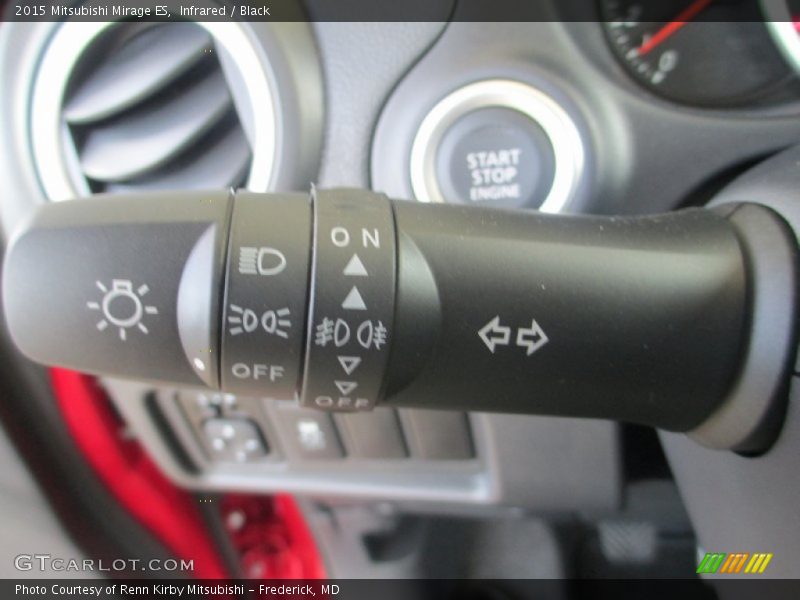 Infrared / Black 2015 Mitsubishi Mirage ES