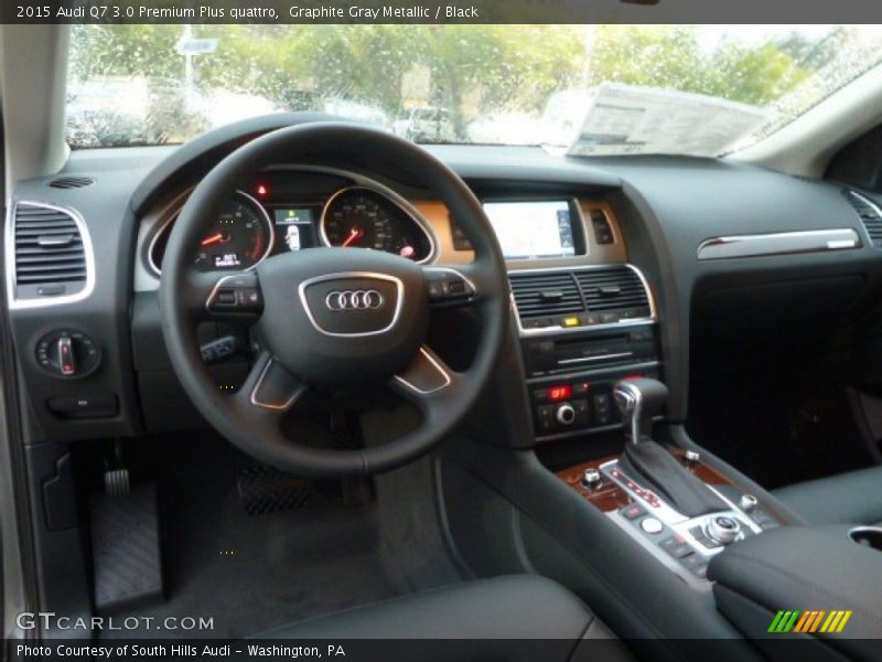 Graphite Gray Metallic / Black 2015 Audi Q7 3.0 Premium Plus quattro