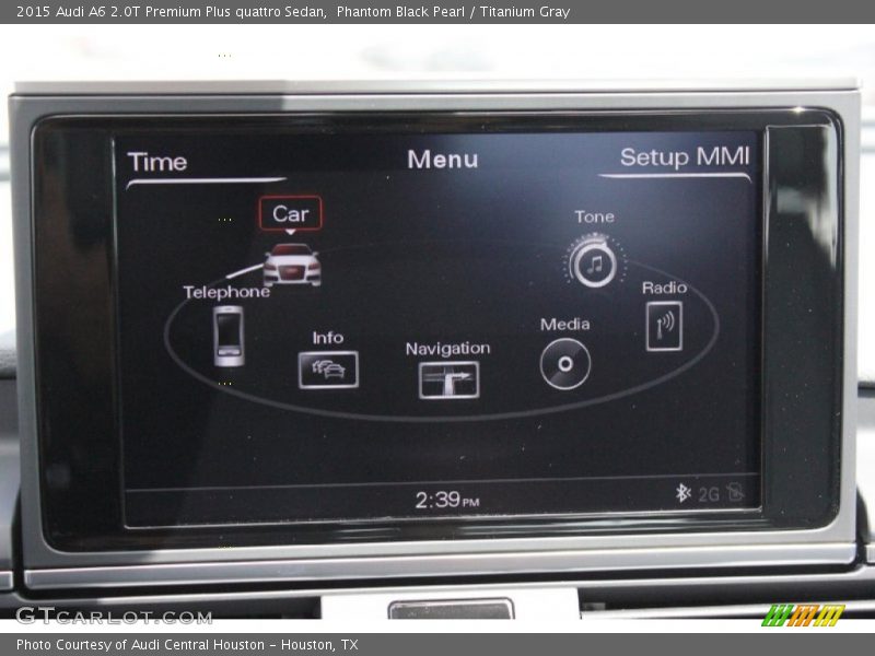 Phantom Black Pearl / Titanium Gray 2015 Audi A6 2.0T Premium Plus quattro Sedan