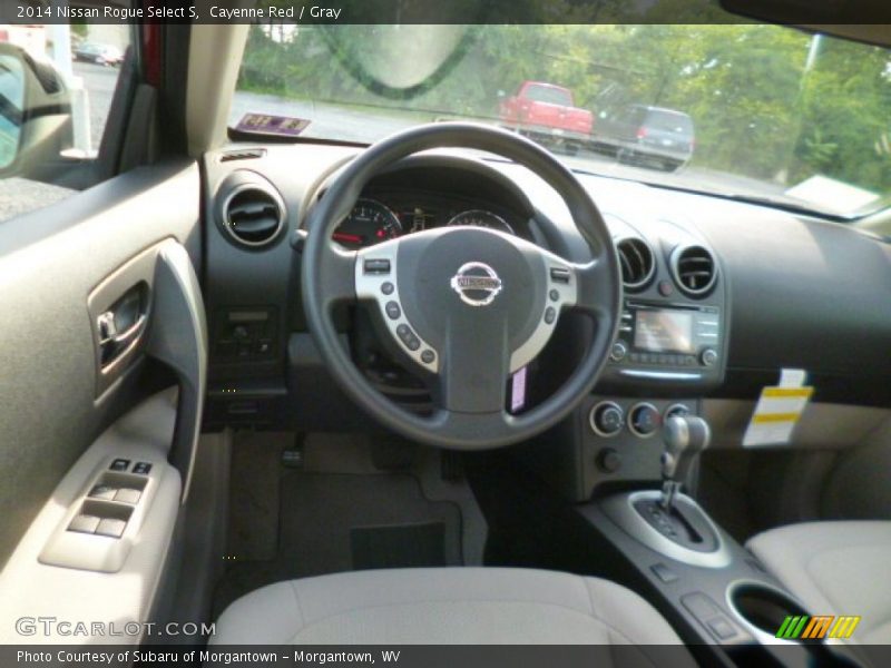 Cayenne Red / Gray 2014 Nissan Rogue Select S