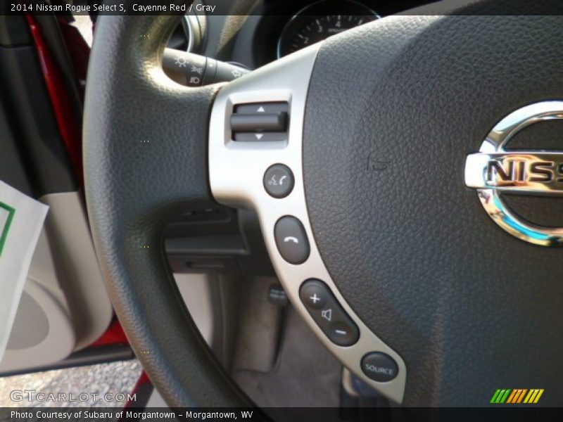 Cayenne Red / Gray 2014 Nissan Rogue Select S