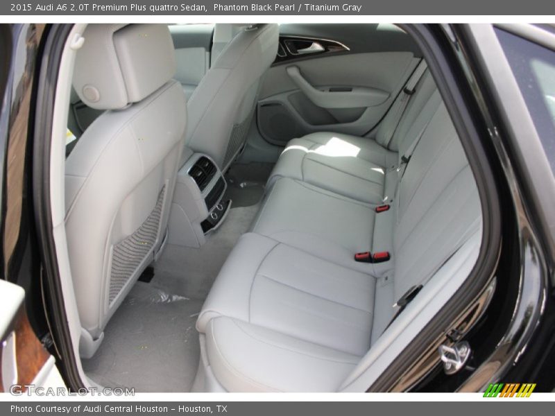 Phantom Black Pearl / Titanium Gray 2015 Audi A6 2.0T Premium Plus quattro Sedan