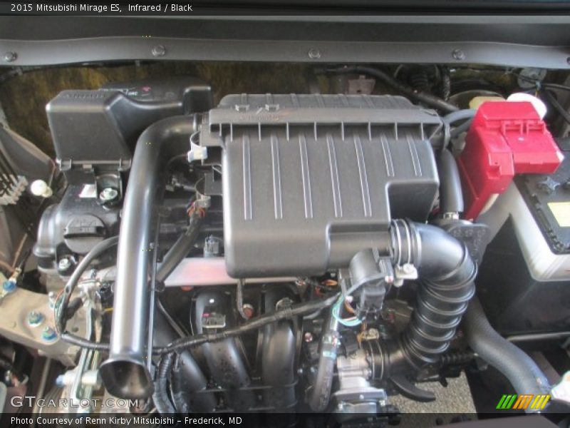 Infrared / Black 2015 Mitsubishi Mirage ES