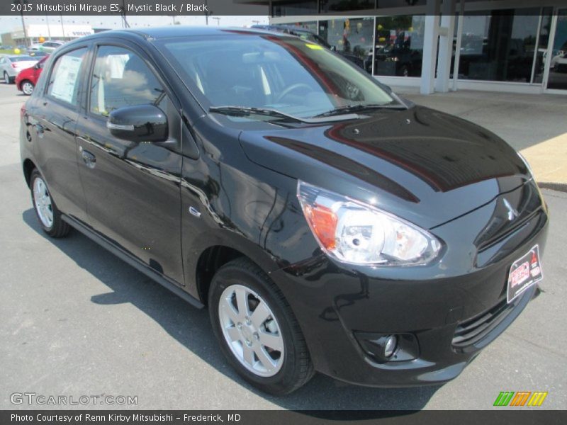 Mystic Black / Black 2015 Mitsubishi Mirage ES