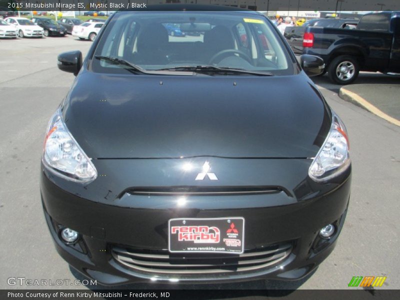 Mystic Black / Black 2015 Mitsubishi Mirage ES