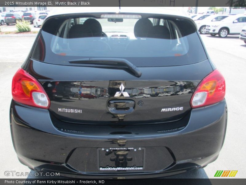 Mystic Black / Black 2015 Mitsubishi Mirage ES