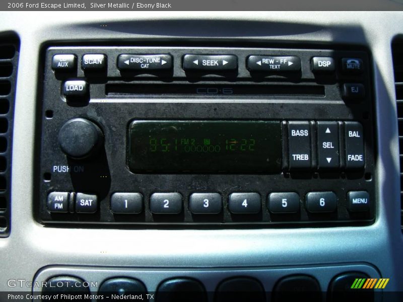 Silver Metallic / Ebony Black 2006 Ford Escape Limited