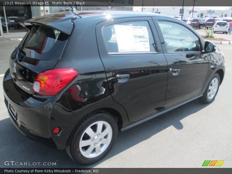 Mystic Black / Black 2015 Mitsubishi Mirage ES
