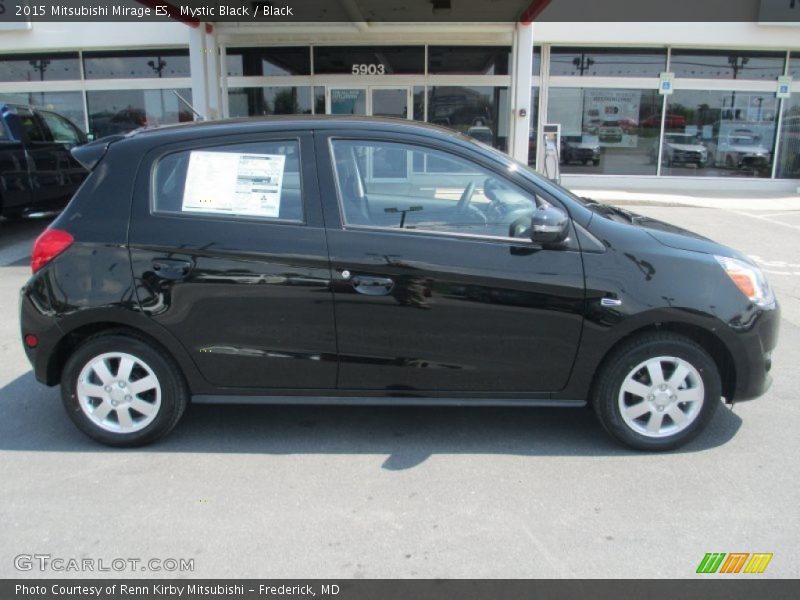 Mystic Black / Black 2015 Mitsubishi Mirage ES