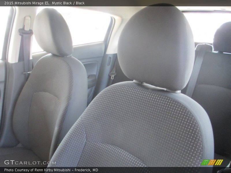 Front Seat of 2015 Mirage ES