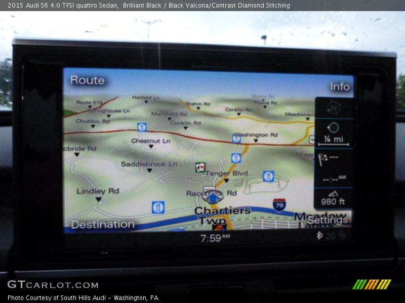 Navigation of 2015 S6 4.0 TFSI quattro Sedan