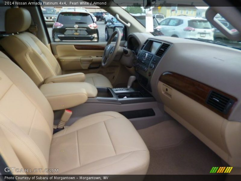 Pearl White / Almond 2014 Nissan Armada Platinum 4x4
