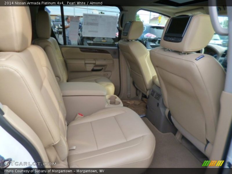 Pearl White / Almond 2014 Nissan Armada Platinum 4x4