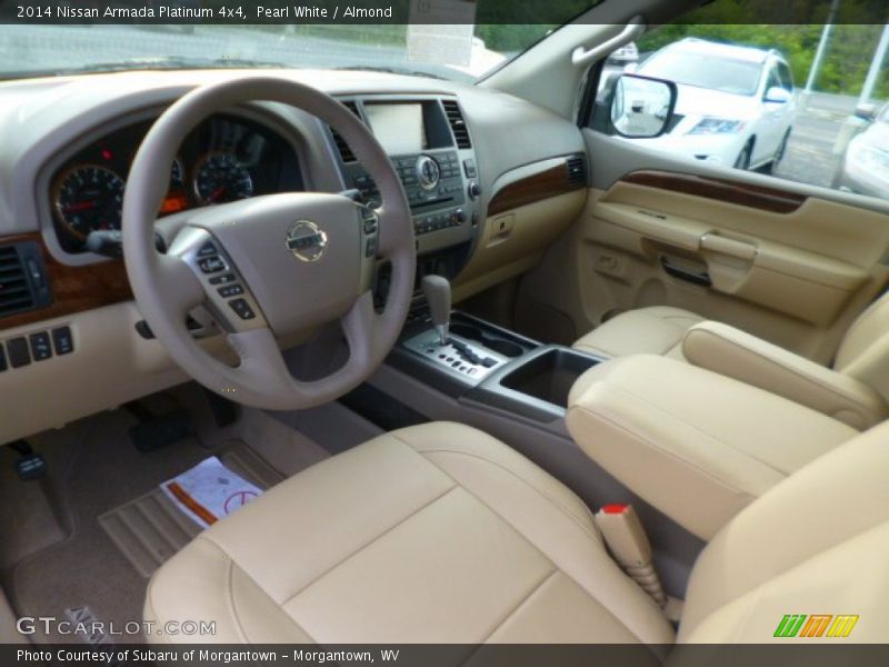 Almond Interior - 2014 Armada Platinum 4x4 