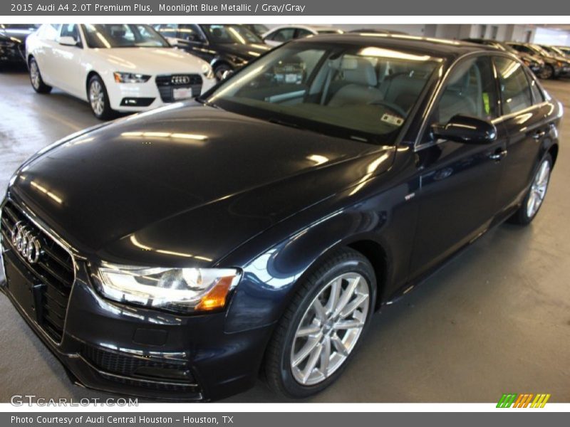 Moonlight Blue Metallic / Gray/Gray 2015 Audi A4 2.0T Premium Plus