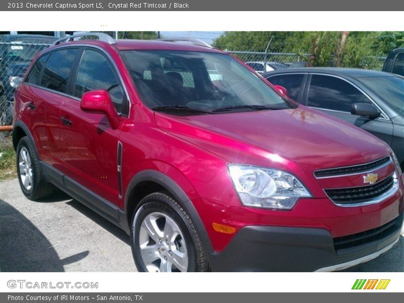 Crystal Red Tintcoat / Black 2013 Chevrolet Captiva Sport LS