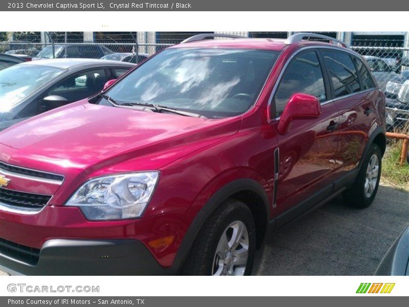 Crystal Red Tintcoat / Black 2013 Chevrolet Captiva Sport LS