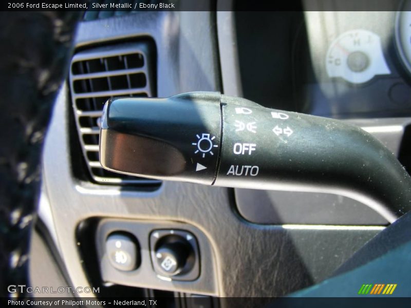 Silver Metallic / Ebony Black 2006 Ford Escape Limited