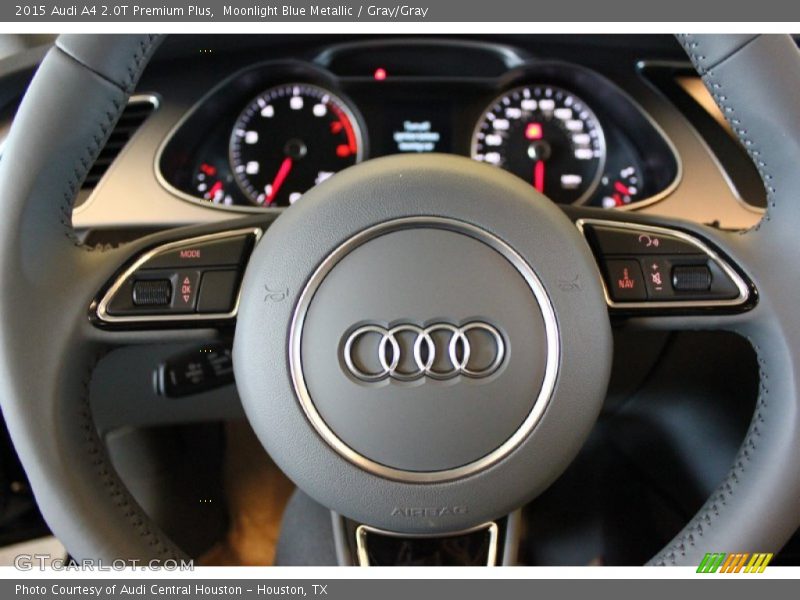 Moonlight Blue Metallic / Gray/Gray 2015 Audi A4 2.0T Premium Plus