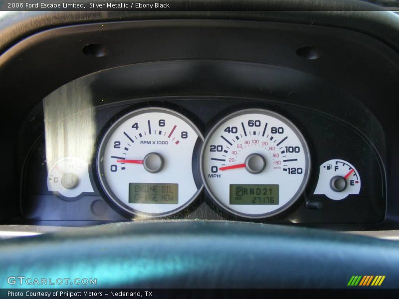 Silver Metallic / Ebony Black 2006 Ford Escape Limited