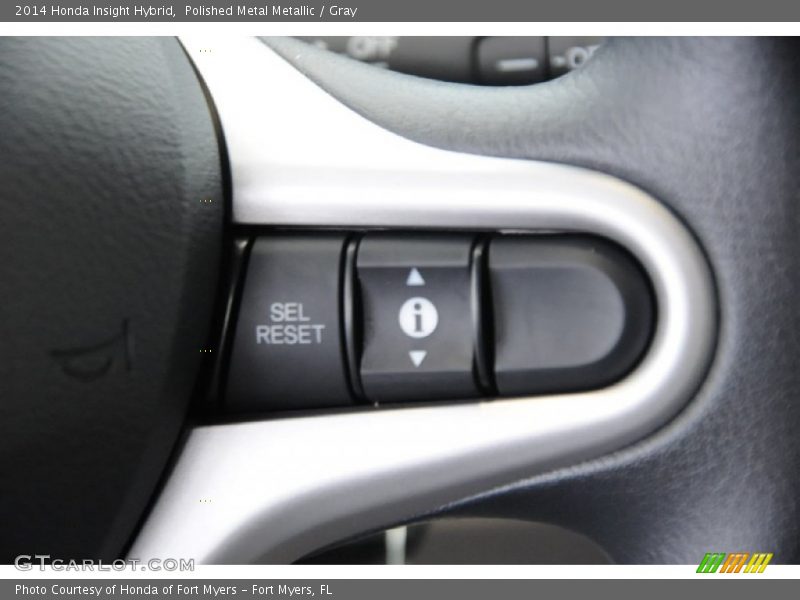 Polished Metal Metallic / Gray 2014 Honda Insight Hybrid