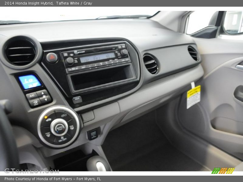 Taffeta White / Gray 2014 Honda Insight Hybrid