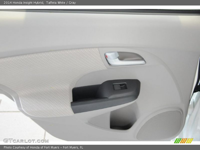 Taffeta White / Gray 2014 Honda Insight Hybrid