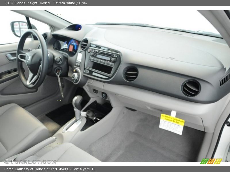 Taffeta White / Gray 2014 Honda Insight Hybrid