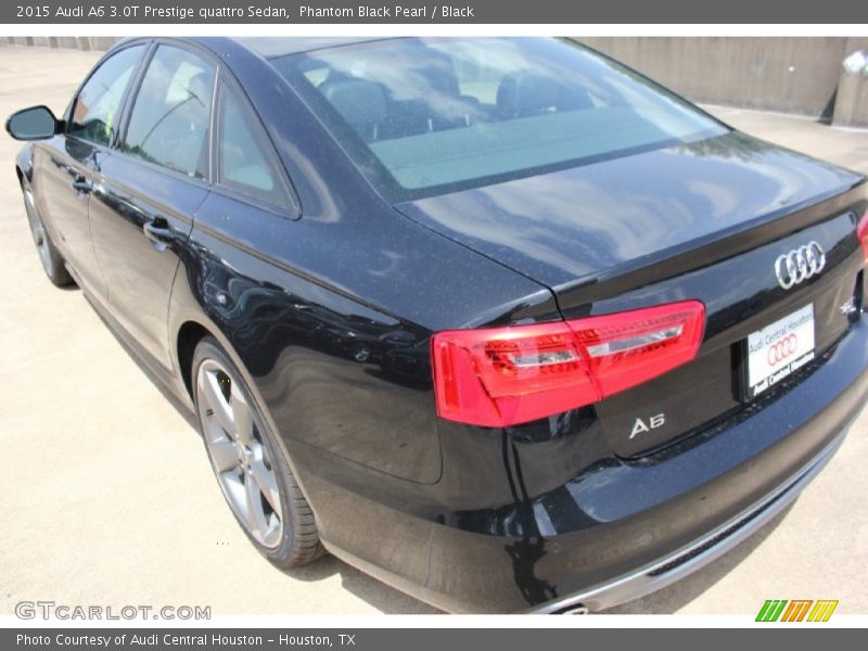 Phantom Black Pearl / Black 2015 Audi A6 3.0T Prestige quattro Sedan