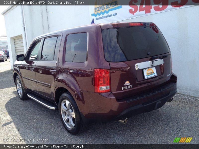 Dark Cherry Pearl / Black 2013 Honda Pilot EX-L 4WD